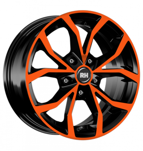 RH, DF Energy, 8x18 ET35 5x112 72,6, color polished - orange