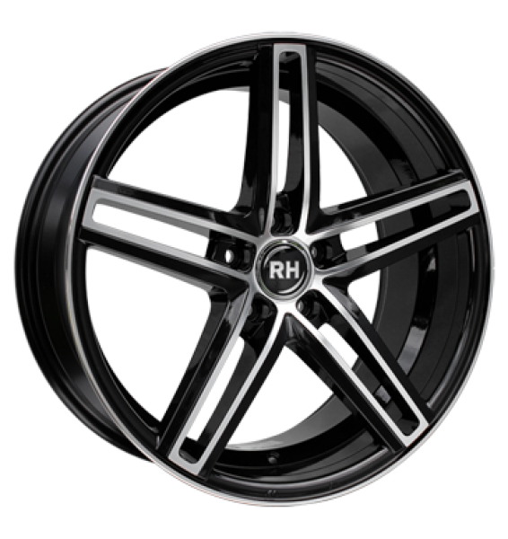 RH, DG Evolution, 8,5x20 ET35 5x112 72,6, schwarz vollpoliert