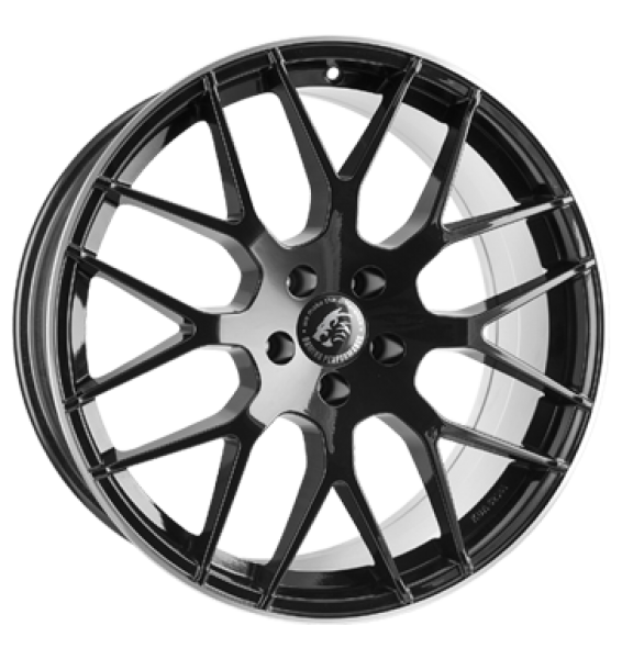 Damina Performance, DM01, 9x20 ET50 5x130 71,6, black polished lip