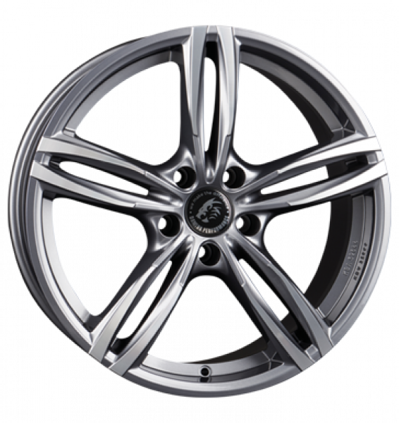 Damina Performance, DM03, 8x18 ET30 5x120 72,6, anthracite polished