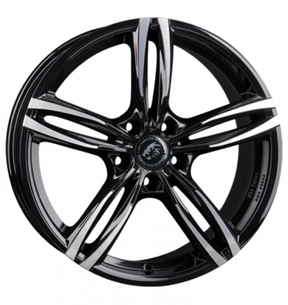 Damina Performance, DM03, 8,5x19 ET35 5x112 66,6, black polished