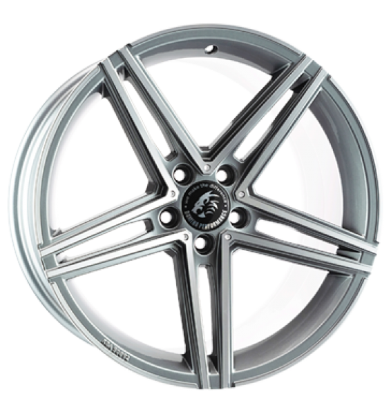 Damina Performance, DM04, 7,5x17 ET36 5x112 66,6, anthracite polished