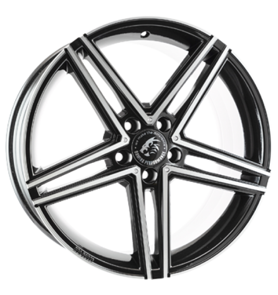 Damina Performance, DM04, 7,5x17 ET36 5x112 66,6, black polished