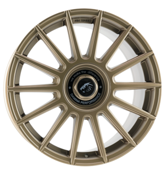 Damina Performance, DM09, 8,5x19 ET35 5x112 72,6, matt bronze painted