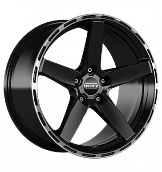 Dotz, MarinaBay dark, 9,5x19 ET40 5x120 72,6, gunmetal polished lip