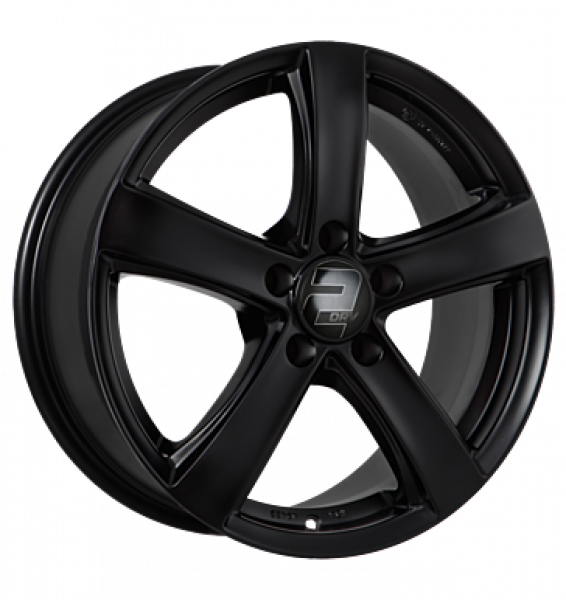 2DRV, WH24, 8x18 ET35 5x120 72,6, schwarz matt