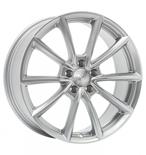 2DRV, WH28, 7,5x17 ET45 5x112 66,6, racesilber lackiert