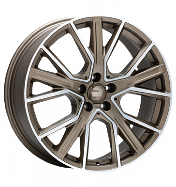 2DRV, WH34, 8x18 ET50 5x112 66,6, bronze matt hochglanzpoliert