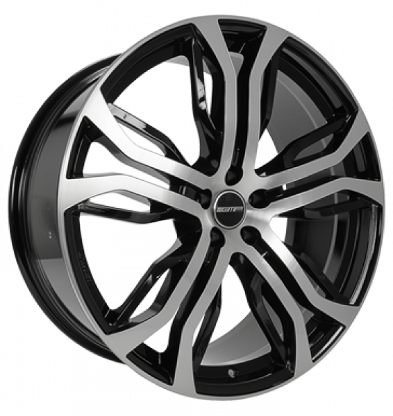 GMP, Dynamik, 9x20 ET50 5x130 71,6, black diamond