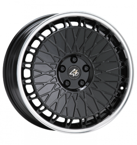 Eta Beta, EB40, 8,5x19 ET45 5x112 73,06, matt black lip polish