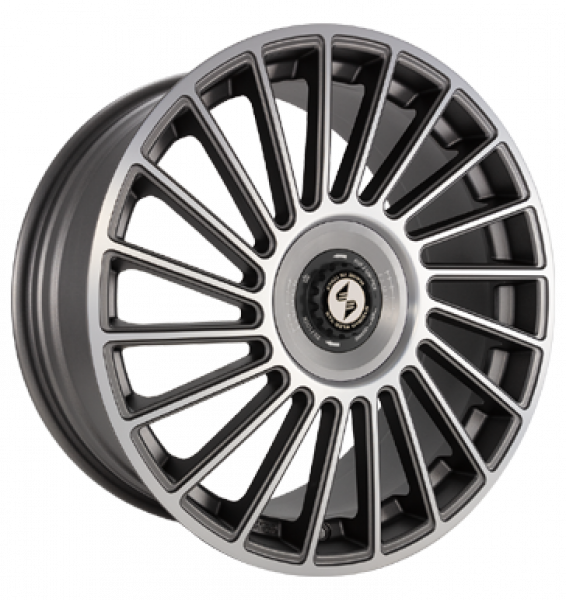 Eta Beta, Venti-R ZV, 8,5x20 ET38 5x114,3 78,1, Anthr. matt full pol. R.Silber/M.Schw.