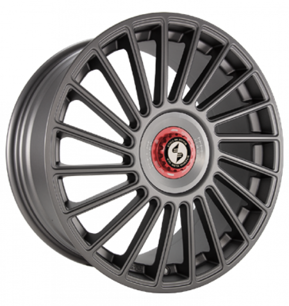 Eta Beta, Venti-R ZV, 8,5x20 ET38 5x114,3 78,1, Anthracite matt R.Silber/M.Rot