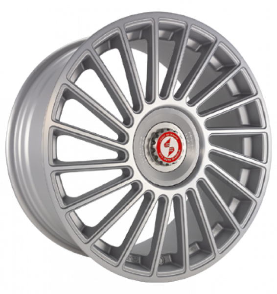 Eta Beta, Venti-R ZV, 8,5x20 ET38 5x114,3 78,1, Silver matt full pol R.Silber/M.Silb.