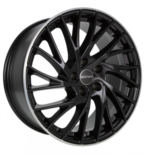 GMP, Enigma, 9,5x20 ET42 5x112 66,6, matt black diamond lip