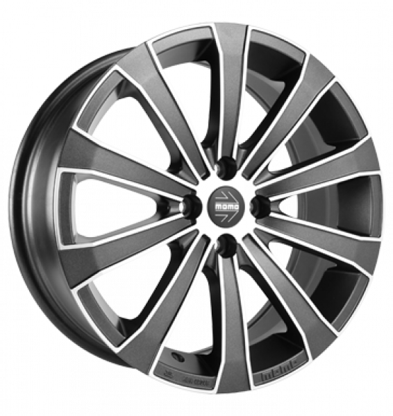 Momo, Europe, 6,5x15 ET38 4x100 72,3, carbon black diamond cut