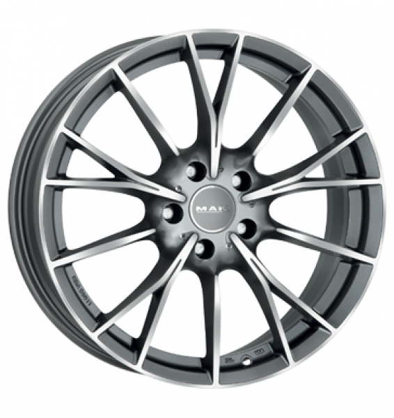 MAK, Fabrik, 9x18 ET44 5x120 72,6, gun metal - mirror face