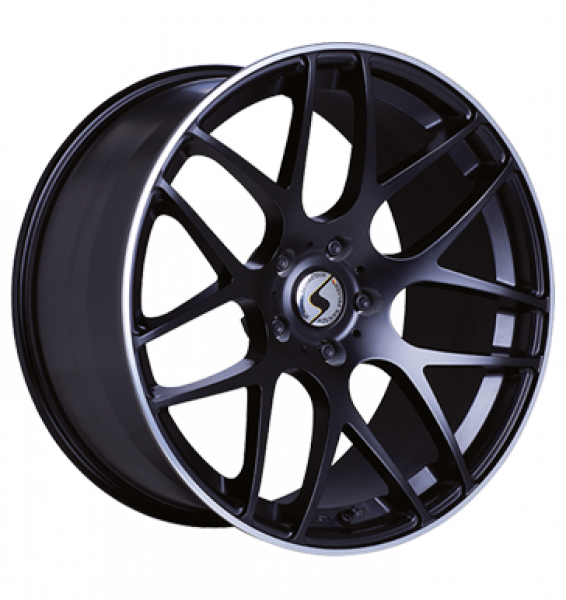 Schmidt Revolution, Gambit, 10,5x21 ET34 5x112 66,5, satin black hornpoliert ohne Deckel