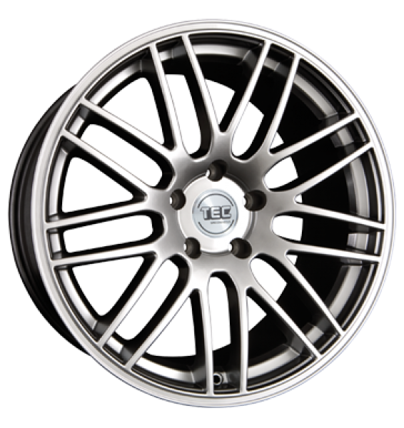 TEC Speedwheels, GT 1, 8,5x19 ET15 5x120 74, shiny silber
