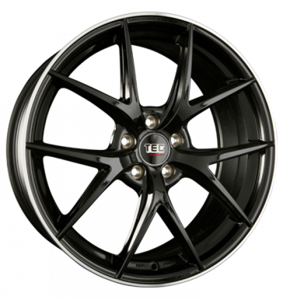 TEC Speedwheels, GT 6, 8x19 ET30 5x112 72,5, schwarz Hornpoliert