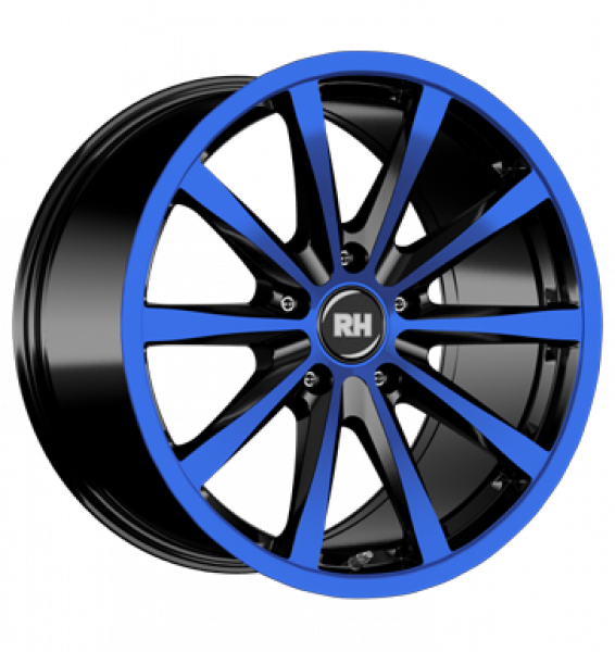 RH, GT, 11,5x21 ET47 5x112 72,6, color polished - blue
