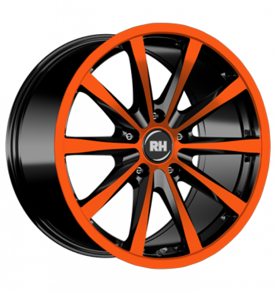 RH, GT, 11,5x21 ET47 5x112 72,6, color polished - orange