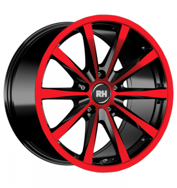 RH, GT, 11,5x21 ET47 5x112 72,6, color polished - red