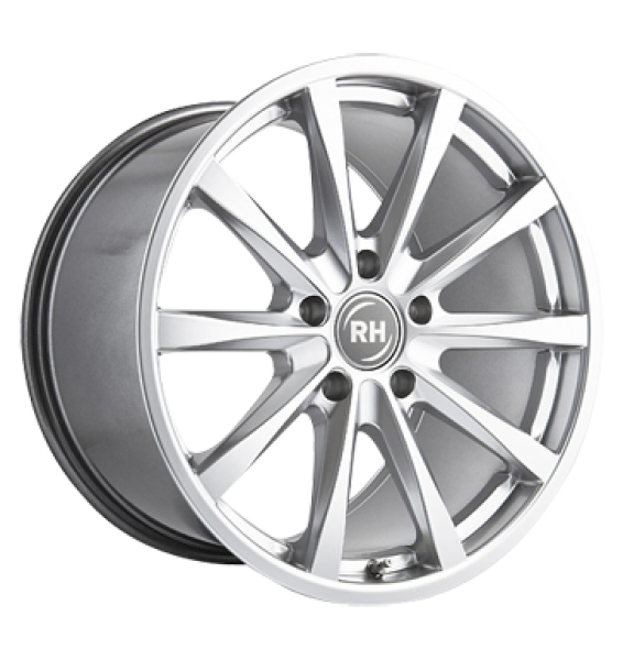 RH, GT, 8,5x19 ET45 5x120 74,1, sterlingsilber lackiert