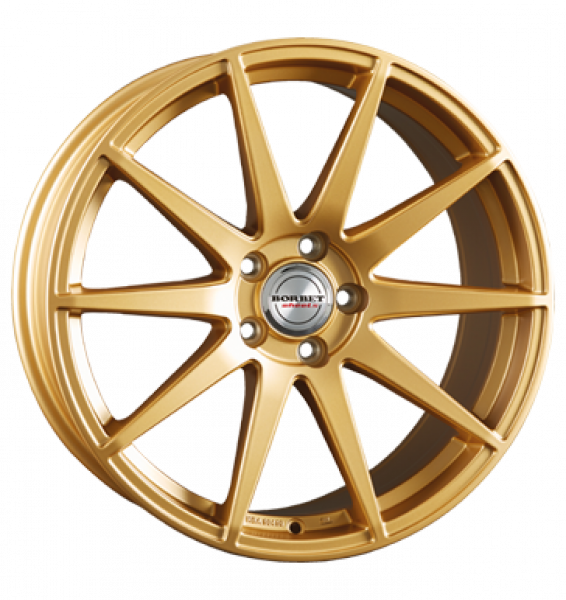 Borbet, GTX, 8,5x19 ET45 5x112 72,5, gold matt