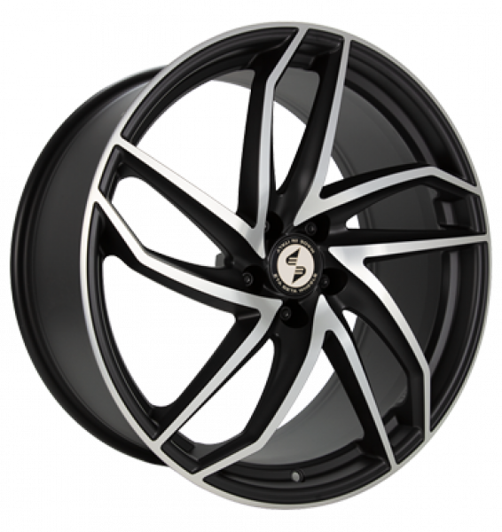 Eta Beta, Heron, 8,5x20 ET45 5x114,3 78,1, black matt full polish