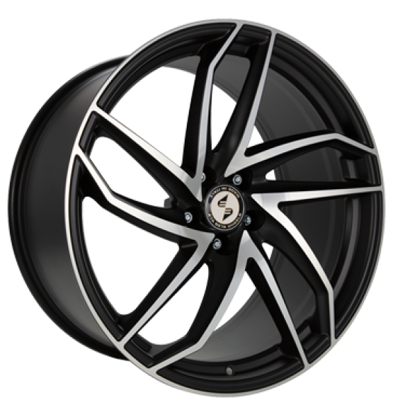 Eta Beta, Heron-K, 9,5x19 ET20 5x112 66,55, black matt full polish