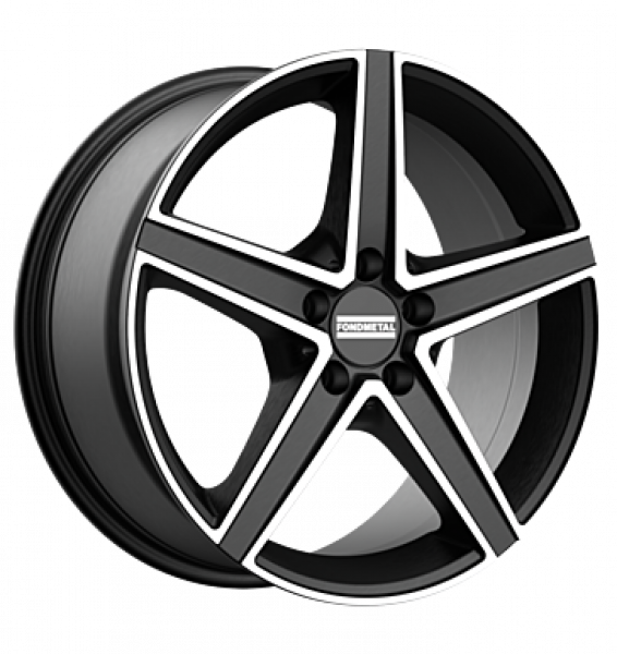 Fondmetal, Ioke, 8x18 ET38 5x112 66,5, matt black machined