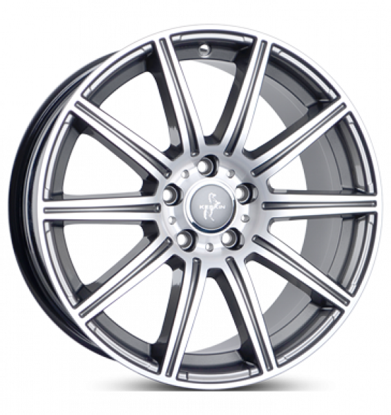 Keskin, KT16 Dynamic, 8x18 ET45 5x112 66,6, palladium front polish