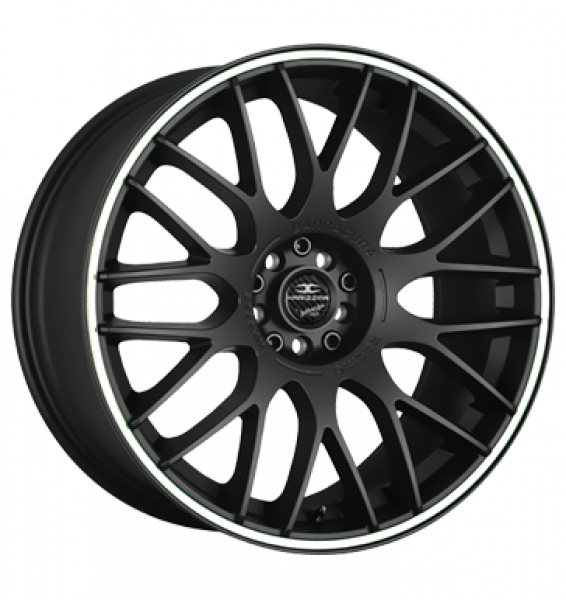 Barracuda, Karizzma, 8x18 ET13 4x100 65,1, PureSports / Color Trim weiss