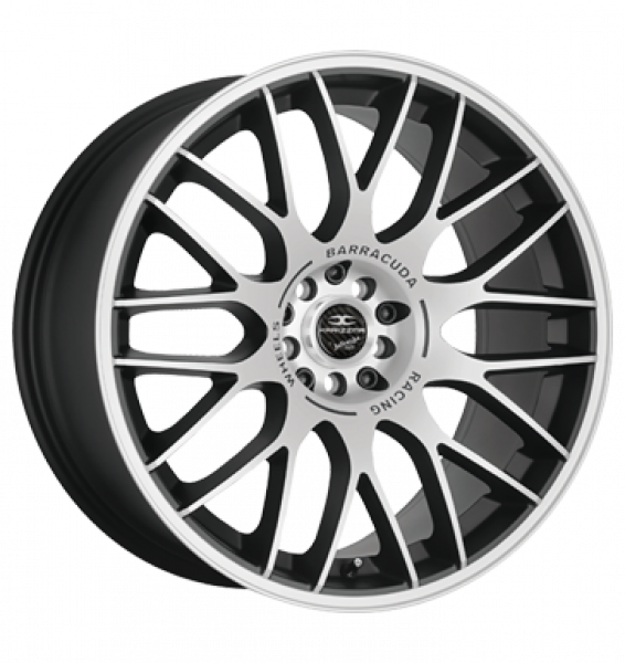 Barracuda, Karizzma, 8x18 ET38 4x100 73,1, mattblack-polished