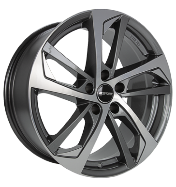 GMP, Katana, 8,5x20 ET25 5x112 66,5, anthracite diamond