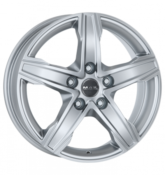 MAK, King 5, 6,5x16 ET45 5x114,3 66,1, silver
