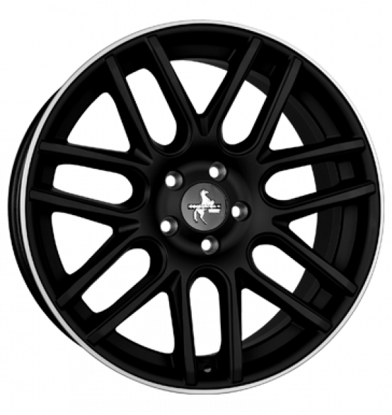 Keskin, KT14 Concave, 8,5x20 ET43 5x112 66,6, mattschwarz
