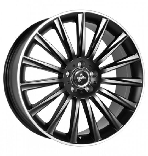 Keskin, KT18 Turbo, 7x17 ET35 5x120 72,6, matt black lip polish