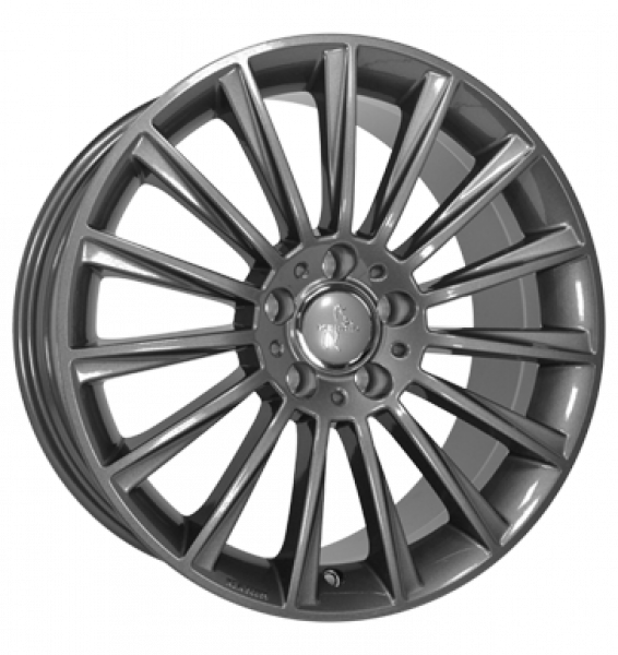 Keskin, KT18 Turbo, 8x18 ET30 5x112 72,6, palladium painted