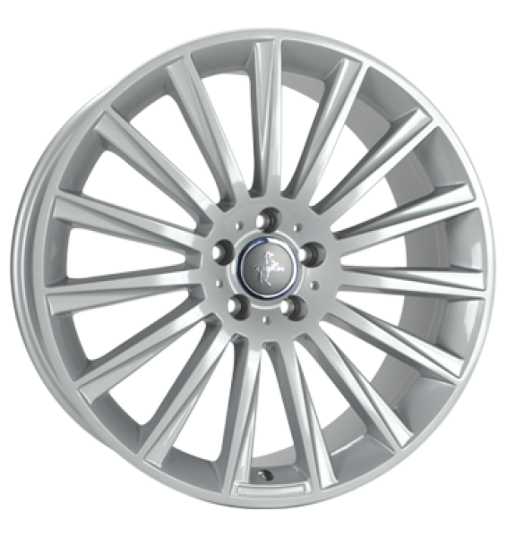 Keskin, KT18 Turbo, 8,5x20 ET30 5x112 66,6, silver painted