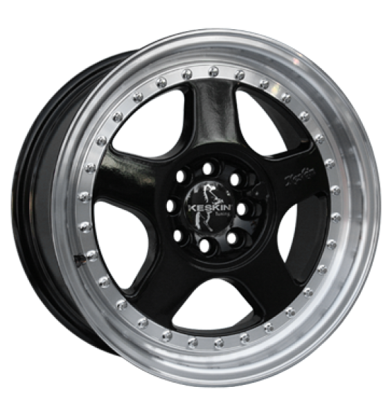 Keskin, KT1 Klassik, 10x18 ET25 5x100 72,6, black lip polish