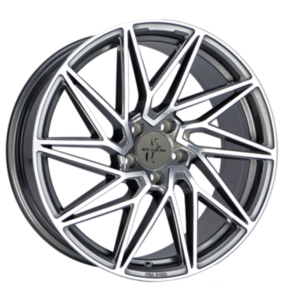 Keskin, KT20 Future, 8x18 ET45 5x108 72,6, palladium front polish