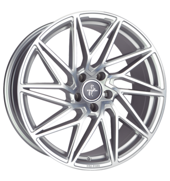 Keskin, KT20 Future, 8x18 ET30 5x112 72,6, silver front polish