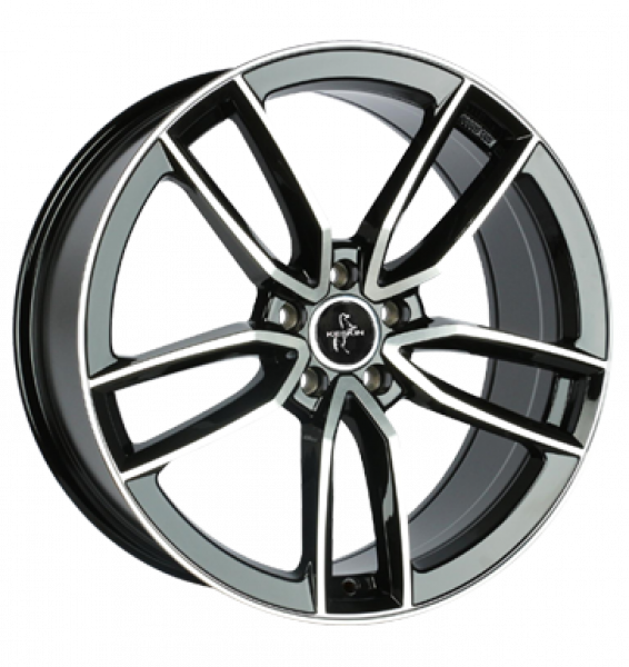 Keskin, KT21 Elegance, 7,5x17 ET45 5x114,3 72,6, black front polish