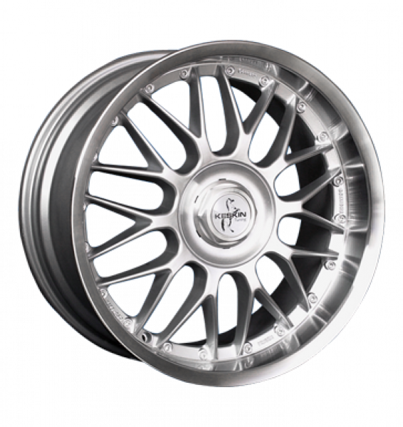 Keskin, KT4 New Racer, 8,5x19 ET13 5x112 76,9, silber poliert