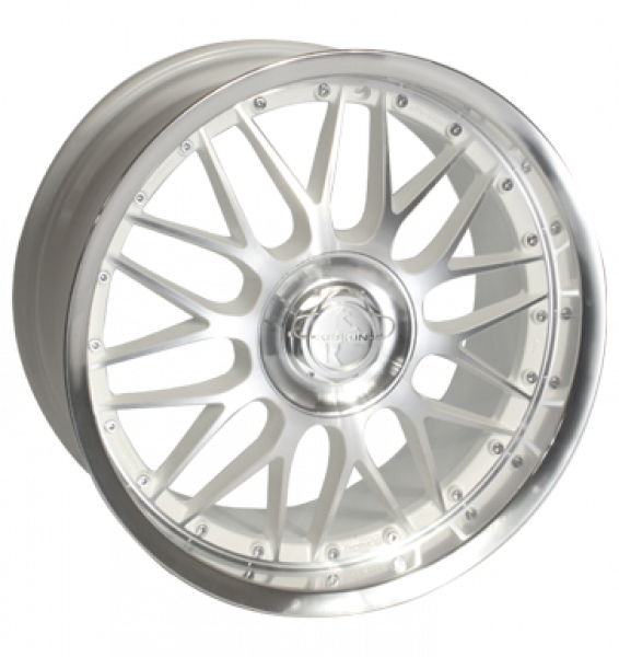 Keskin, KT4 New Racer, 8,5x19 ET13 5x112 76,9, weiß frontpoliert