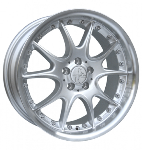 Keskin, KT8 Solaris, 7,5x16 ET30 5x112 72,6, silver lip polish