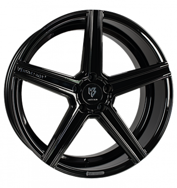 mbDESIGN, KV1, 10x22 ET36 5x127 71,55, schwarz glänzend