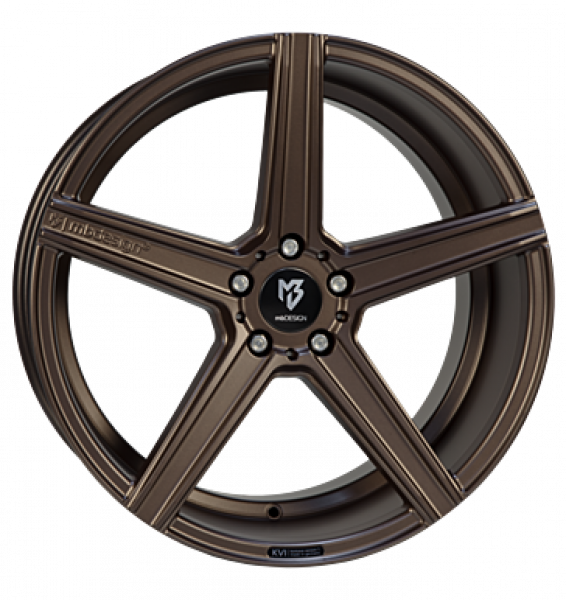 mbDESIGN, KV1, 10x22 ET36 5x127 71,55, bronze seidenmatt