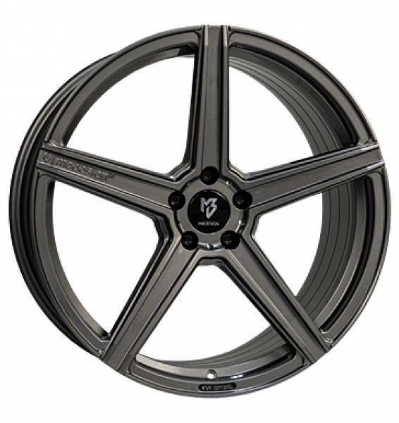 mbDESIGN, KV1S, 8x21 ET40 5x112 75, grau glänzend lackiert
